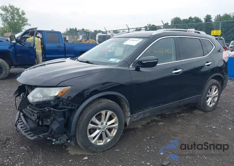 2015 Nissan Rogue Sv из США, поврежденный, VIN KNMAT2MV9FP567451